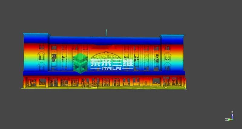 建筑外立面測量改造 | 某商業街三維激光掃描案例